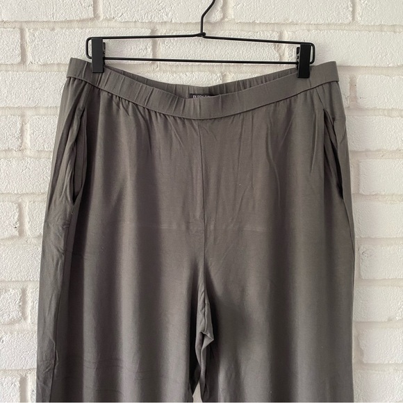 Eileen Fisher Gray Ankle Pants Comfy Pockets Women’s Size XL - Picture 2 of 10